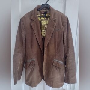 Diesel Brown Corduroy Blazer